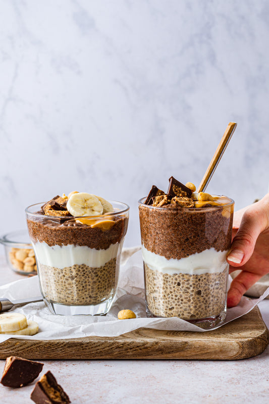 Dessert for Breakfast- Peanut Butter Cup Chia Pudding